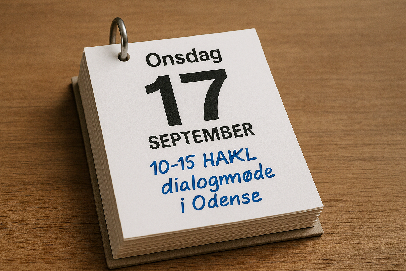 Kalender Info Til HAKL Dialogmøde